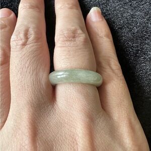 Natural Jade ring Size 6.75